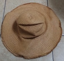 Straw hat wavy for sale  UK