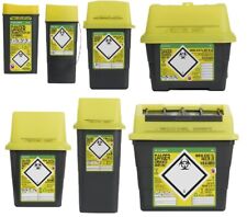Caixa de lixo Sharps Sharpsafe 0,2 - 13L suprimentos de laboratório médico descartáveis viagem, usado comprar usado  Enviando para Brazil