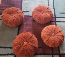 Usado, Travesseiros de sofá vintage retrô estilo moderno meados do século laranja redondos comprar usado  Enviando para Brazil