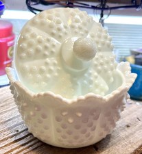Fenton hobnail covered for sale  Bryan