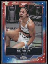 2025 Topps Chrome UFC Red & Blue Refractor Natalia Cristina da Silva #82 na sprzedaż  Wysyłka do Poland