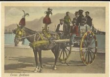 CASTELVETRANO -TRAPANI -CARRO SICILIANO CARTOLINA, usado comprar usado  Enviando para Brazil