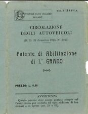 Patente abilitazione grado. usato  Mantova