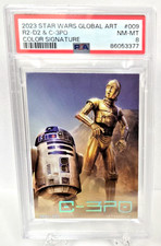 Usado, 🔥🔥 2023 Star Wars Global R2-D2 & C-3PO Platinum Color Signature /10 PSA 8 🔥🔥 comprar usado  Enviando para Brazil