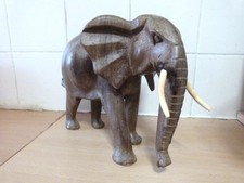 Hand carved elephant for sale  BASILDON