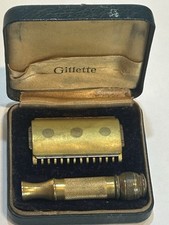Vintage gillette gold for sale  BOURNE