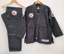 Quimono e calças de artes marciais Jiu Jitsu Black Association Brazilian Aranha, usado comprar usado  Enviando para Brazil