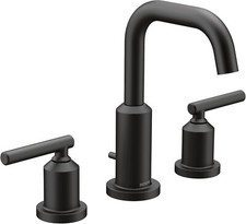 Torneira de banheiro Moen Gibson 2 alças ampla acabamento preto fosco T6142BL, usado comprar usado  Enviando para Brazil