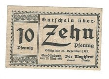 Notgeld quedlinburg stadt gebraucht kaufen  Jena