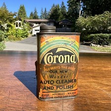 Limpiador y pulidor automático Corona Wonder vintage 1/2 pinta años 30? Parcialmente lleno segunda mano  Embacar hacia Mexico