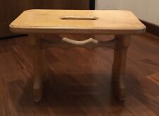 Sgabello legno massiccio usato  Napoli
