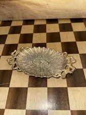 Vintage Wolff Gold Penteadeira Prato, Bugigangas, Pequeno, Wolff New York , usado comprar usado  Enviando para Brazil