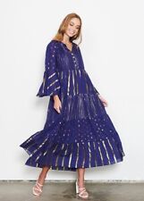 Vestido CAJU Casablanca Dreams Vestido Boho Maxi Galinhas Chá de Bebê Feito na Índia Tamanho G comprar usado  Enviando para Brazil