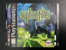 Syphon Filter 1 Black Label PS1 PlayStation arte e manual de instruções somente comprar usado  Enviando para Brazil