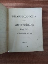 Pharmacopoeia london temperanc for sale  LONDON