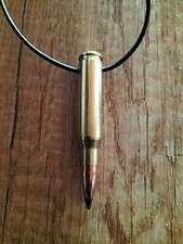 Echtleder halskette patronenan gebraucht kaufen  Wüstenrot