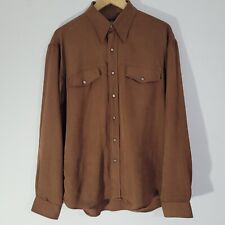 Vintage shirt brown for sale  PRUDHOE