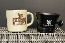 Jabón de afeitar para caballeros Chicago taza profesional y juego Henry Cavendish segunda mano  Embacar hacia Mexico