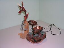 Beija-Flor De Cobre Antigo Jardim Fonte feito à mão por Frank Estefano comprar usado  Enviando para Brazil