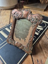 Antiguo marco de fotos de cobre Art Nouveau Art Nouveau antiguo vintage  segunda mano  Embacar hacia Mexico