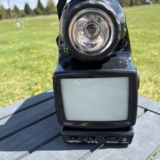 RARO Camping 8 em 1 TV, Rádio AM/FM, Lanterna, Lanterna, Companheiro de Tempo NOS comprar usado  Enviando para Brazil