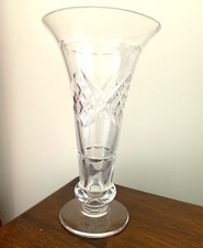 Cut glass vase. for sale  MELKSHAM