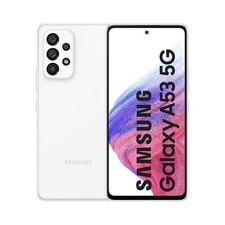 Używany, Smartfon Samsung Galaxy A53 6/128GB 5G - biały, towar B na sprzedaż  PL
