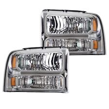 Usado, Ajuste para 2005-2007 Ford F250 F350 F450 F550 Super Duty Faróis 05-07 Farol comprar usado  Enviando para Brazil