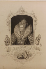 Print 1800s portrait for sale  WHITLAND