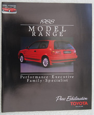 Toyota brochure 1988 for sale  BOURNEMOUTH