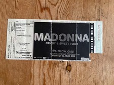 Ingresso Usato - MADONNA - Sticky & Sweet Tour - Barcellona 21 Luglio 2009 comprar usado  Enviando para Brazil