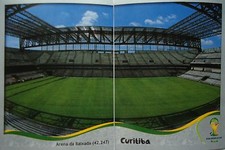 Usado, Panini 14 & 15 Arena da Baixada Curitiba FIFA WM 2014 Brasilien comprar usado  Enviando para Brazil