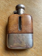 Antique hip flask for sale  HALIFAX