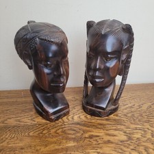 Pair vintage african for sale  DONCASTER