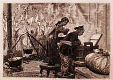 Original 1884 woodblock for sale  Indio