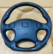 VOLANTE HONDA CIVIC EK 1996-2000, FIBRA DE CARBONO PREMIUM E COURO ORIGINAL comprar usado VOLANTE HONDA CIVIC EK 1996-2000, FIBRA DE CARBONO PREMIUM E COURO ORIGINAL comprar usado  Enviando para Brazil