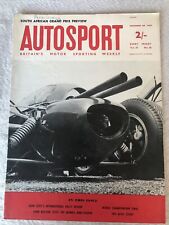 Autosport december 1962 for sale  FAREHAM
