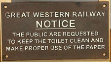 Original gwr cast for sale  POTTERS BAR