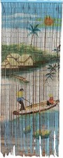 Beaded wood curtain for sale  Vancouver