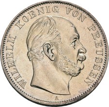 Preussen wilhelm vereinstaler gebraucht kaufen  München