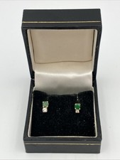 9ct emerald diamond for sale  LEEDS