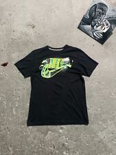 Nike neonowy zielony czarny t-shirt rozmiar M bawełna casual outdoor męski na sprzedaż  PL