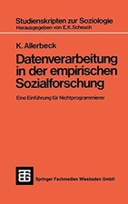 Datenverarbeitung empirischen  gebraucht kaufen  Berlin
