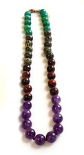 Gemstone necklace amazonite d'occasion  Expédié en Belgium