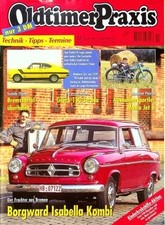 1) Oldtimer Praxis 11/1998 - Borgward Isabella Combi  - Opel Kadett B Rallye Ste, usado comprar usado  Enviando para Brazil