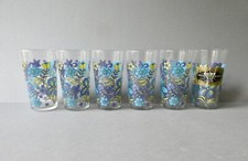 Verres décor fleurs d'occasion  Mortrée