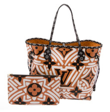 Monograma gigante artesanal Louis Vuitton Neverfull MM , usado comprar usado  Enviando para Brazil