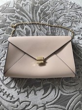 Peach beige clutch for sale  OLDHAM