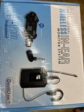 Sistema de monitor intra-auricular sem fio com clipe transmissor no receptor automático, usado comprar usado Sistema de monitor intra-auricular sem fio com clipe transmissor no receptor automático, usado comprar usado  Enviando para Brazil