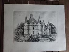 Gravure azay rideau d'occasion  Nice-